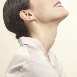 Histoire D'Or Boucles D'oreilles Pendantes Francilia Argent Blanc Oxyde De Zirconium -Colliers Fantaisie Soldes FAOFBZW0O7 model0