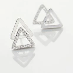 Histoire D'Or Boucles D'oreilles Puces Glorya Argent Blanc Oxyde De Zirconium 6 Histoire D'Or Boucles D'oreilles Puces Glorya Argent Blanc Oxyde De Zirconium -Colliers Fantaisie Soldes FAOFBZW0PL view2