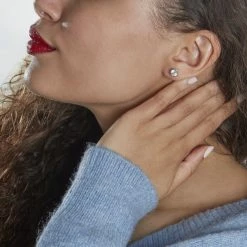 Histoire D'Or Boucles D'oreilles Pendantes Abha Argent Blanc Oxyde De Zirconium -Colliers Fantaisie Soldes FAOFBZW0YZ model0