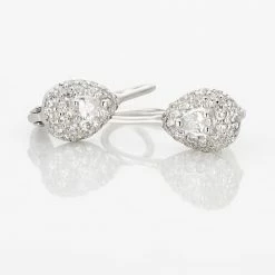 Histoire D'Or Boucles D'oreilles Pendantes Feyza Argent Blanc Oxyde De Zirconium 6 Histoire D'Or Boucles D'oreilles Pendantes Feyza Argent Blanc Oxyde De Zirconium -Colliers Fantaisie Soldes FAOFBZW1B3 view2