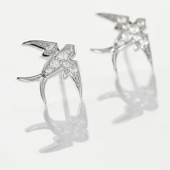 Histoire D'Or Boucles D'oreilles Puces Janea Argent Blanc Oxyde De Zirconium -Colliers Fantaisie Soldes FAOFBZW1GK view2