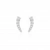 Histoire D'Or Bijoux D'oreilles Aldrick Argent Blanc Oxyde De Zirconium
