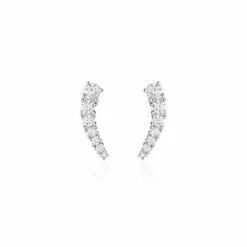 Histoire D'Or Bijoux D'oreilles Aldrick Argent Blanc Oxyde De Zirconium