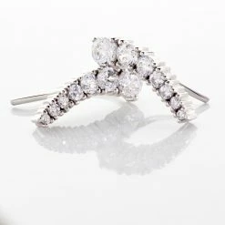 Histoire D'Or Bijoux D'oreilles Aldrick Argent Blanc Oxyde De Zirconium -Colliers Fantaisie Soldes FAOFBZW1MR view2