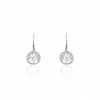 Histoire D'Or Boucles D'oreilles Pendantes Chimere Argent Blanc Oxyde De Zirconium