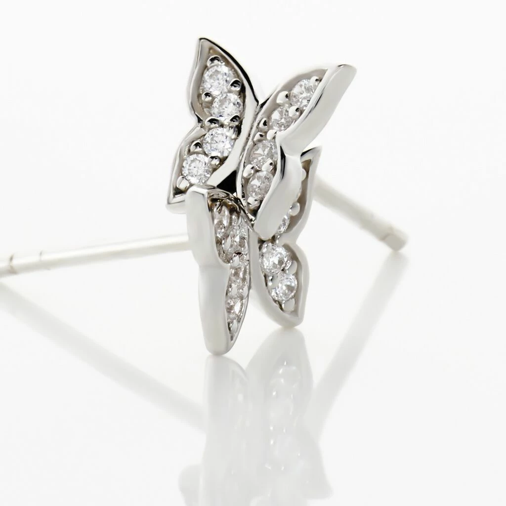 Histoire D'Or Boucles D'oreilles Puces Cadfan Argent Blanc Oxyde 3 Histoire D'Or Boucles D'oreilles Puces Cadfan Argent Blanc Oxyde – Image 3