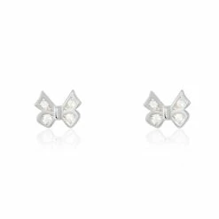 Histoire D'Or Boucles D'oreilles Puces Carlito Argent Oxyde