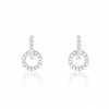 Histoire D'Or Boucles D'oreilles Pendantes Cajetan Argent Oxyde De Zirconium