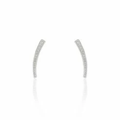 Histoire D'Or Bijoux D'oreilles Argent Blanc Solvic Oxydes De Zirconium