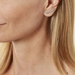 Histoire D'Or Bijoux D'oreilles Argent Blanc Solvic Oxydes De Zirconium -Colliers Fantaisie Soldes FAOFBZW1RX model0