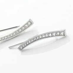 Histoire D'Or Bijoux D'oreilles Argent Blanc Solvic Oxydes De Zirconium -Colliers Fantaisie Soldes FAOFBZW1RX view2