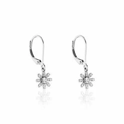 Histoire D'Or Boucles D'oreilles Dormeuses Selkis Oxyde De Zirconium