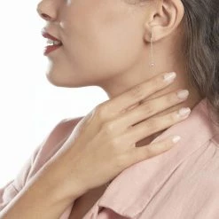 Histoire D'Or Boucles D'oreilles Pendantes Kalixte Argent Oxyde De Zirconium -Colliers Fantaisie Soldes FAOFBZW1SC model1