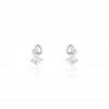 Histoire D'Or Boucles D'oreilles Puces Amani Argent Blanc Oxyde De Zirconium