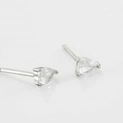 Histoire D'Or Boucles D'oreilles Puces Anaru Argent Blanc Oxyde De Zirconium -Colliers Fantaisie Soldes FAOFBZW1VX view2
