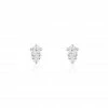 Histoire D'Or Boucles D'oreilles Puces Almira Argent Blanc Oxyde De Zirconium