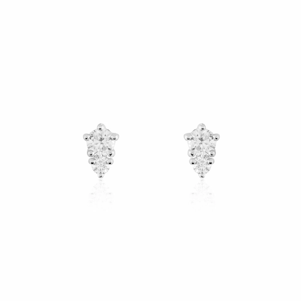 Histoire D'Or Boucles D'oreilles Puces Almira Argent Blanc Oxyde De Zirconium 1 Histoire D'Or Boucles D'oreilles Puces Almira Argent Blanc Oxyde De Zirconium
