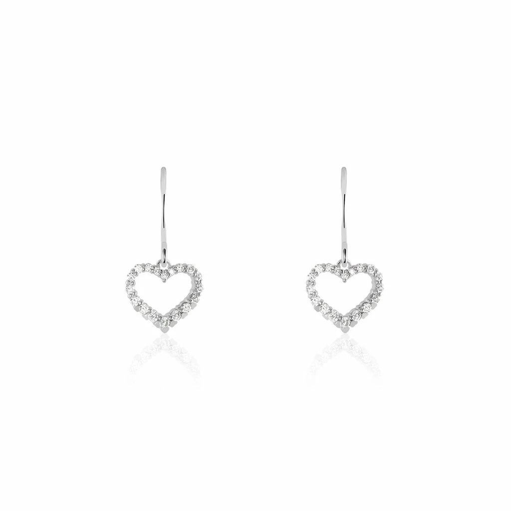 Histoire D'Or Boucles D'oreilles Pendantes Nermin Argent Blanc Oxyde De Zirconium 1 Histoire D'Or Boucles D'oreilles Pendantes Nermin Argent Blanc Oxyde De Zirconium
