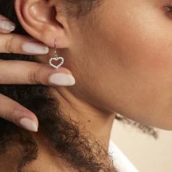 Histoire D'Or Boucles D'oreilles Pendantes Nermin Argent Blanc Oxyde De Zirconium 9 Histoire D'Or Boucles D'oreilles Pendantes Nermin Argent Blanc Oxyde De Zirconium -Colliers Fantaisie Soldes FAOFBZW990 model1