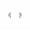 Histoire D'Or Boucles D'oreilles Puces Argent Rose Donella Oxyde De Zirconium