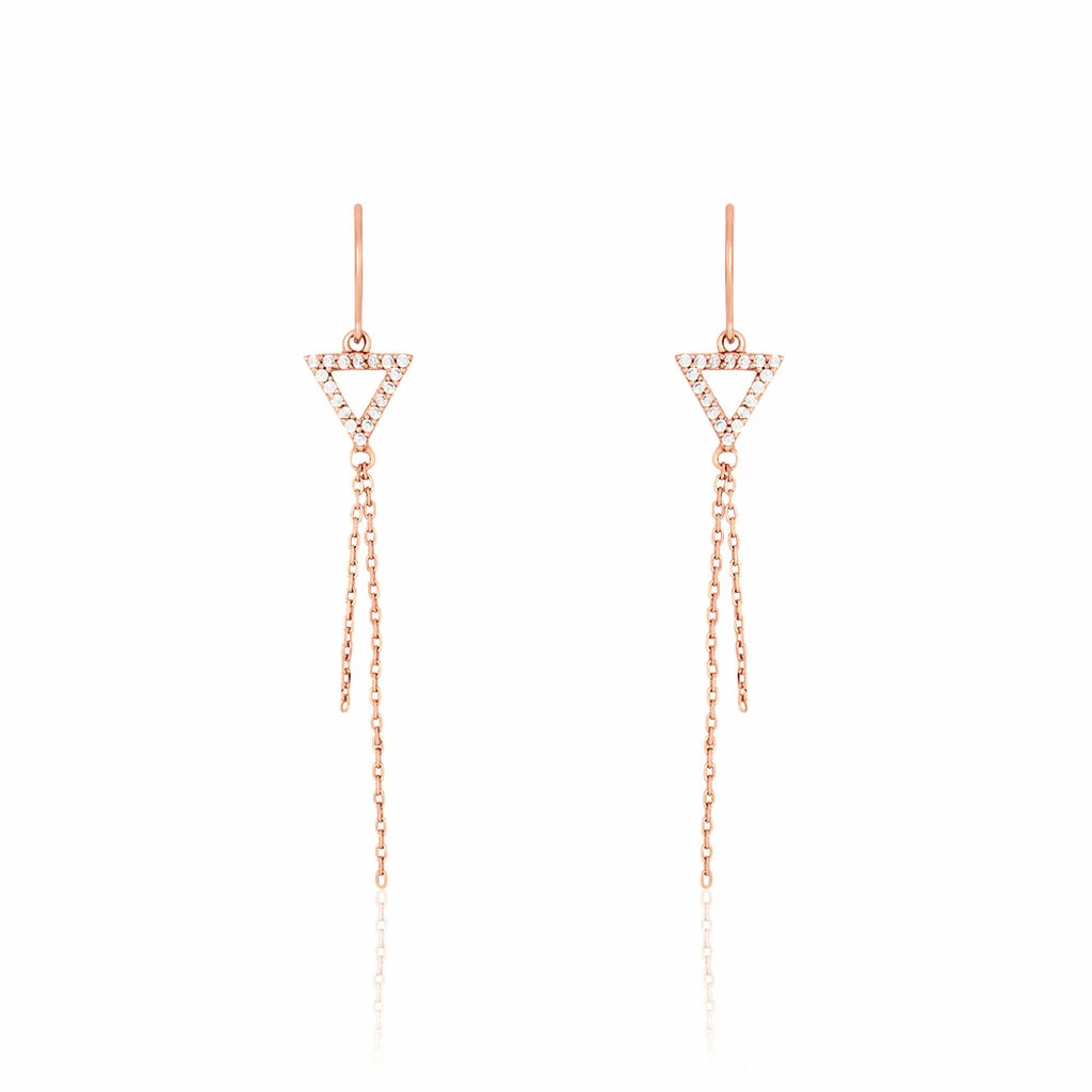 Histoire D'Or Boucles D'oreilles Pendantes Loria Argent Rose Oxyde De Zirconium 1 Histoire D'Or Boucles D'oreilles Pendantes Loria Argent Rose Oxyde De Zirconium
