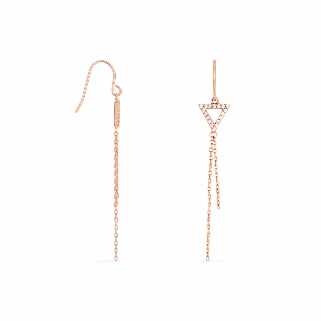 Histoire D'Or Boucles D'oreilles Pendantes Loria Argent Rose Oxyde De Zirconium 2 Histoire D'Or Boucles D'oreilles Pendantes Loria Argent Rose Oxyde De Zirconium – Image 2