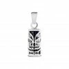Histoire D'Or Pendentif Tiki Argent Blanc Onyx