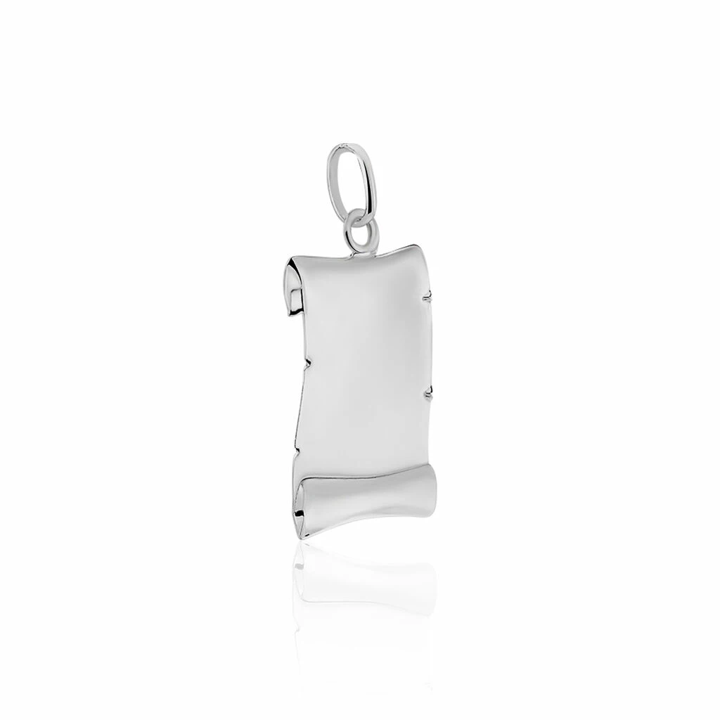 Histoire D'Or Pendentif Parchemin Argent Blanc 2 Histoire D'Or Pendentif Parchemin Argent Blanc – Image 2
