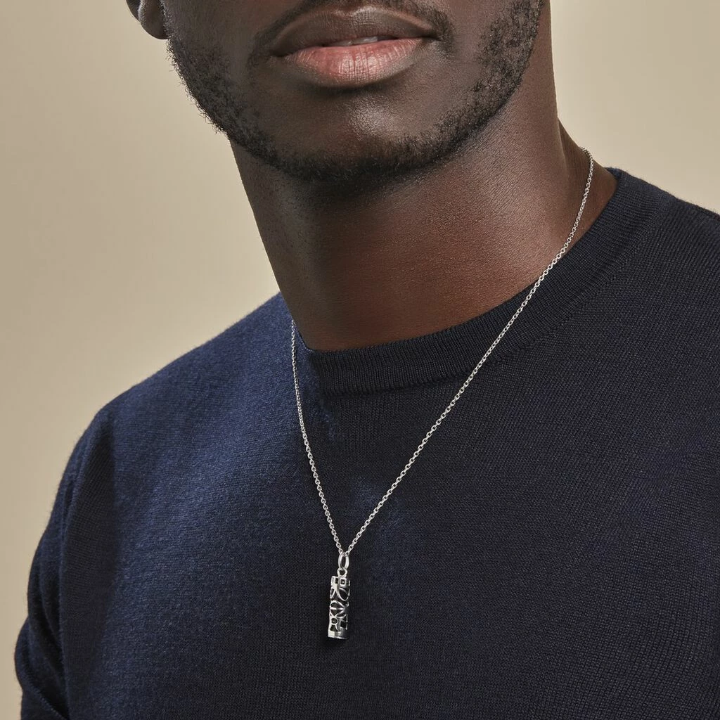 Histoire D'Or Pendentif Tiki Argent Blanc Onyx 5 Histoire D'Or Pendentif Tiki Argent Blanc Onyx – Image 5