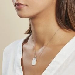 Histoire D'Or Pendentif Tao Argent Blanc -Colliers Fantaisie Soldes FAPMBW0103 model0
