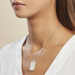 Histoire D'Or Pendentif Leyel Argent Blanc 8 Histoire D'Or Pendentif Leyel Argent Blanc -Colliers Fantaisie Soldes FAPMBW0107 model0