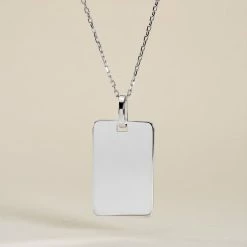 Histoire D'Or Pendentif Leyel Argent Blanc 7 Histoire D'Or Pendentif Leyel Argent Blanc -Colliers Fantaisie Soldes FAPMBW0107 view2