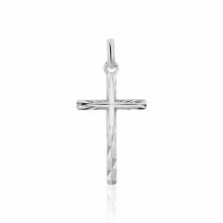 Colliers Fantaisie Soldes 17 Histoire D'Or Pendentif Desilia Ciselée Argent Blanc