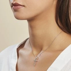 Histoire D'Or Pendentif Desilia Ciselée Argent Blanc -Colliers Fantaisie Soldes FAPMBW0178 model0