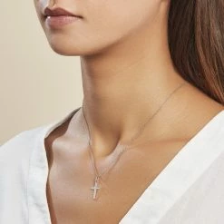 Histoire D'Or Pendentif Tifene Argent Blanc -Colliers Fantaisie Soldes FAPMBW0352 model2