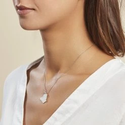 Histoire D'Or Pendentif Thea Argent Blanc -Colliers Fantaisie Soldes FAPMBW0438 model0