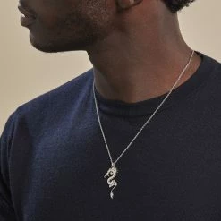 Histoire D'Or Pendentif Sklaerenn Argent Blanc -Colliers Fantaisie Soldes FAPMBW0439 model1