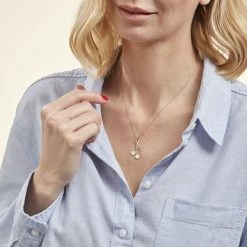 Histoire D'Or Pendentif Enio Argent Blanc -Colliers Fantaisie Soldes FAPMBW0805 model0