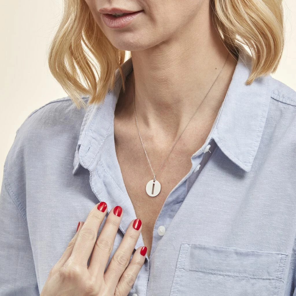 Histoire D'Or Pendentif Elio I Argent Blanc 3 Histoire D'Or Pendentif Elio I Argent Blanc – Image 3