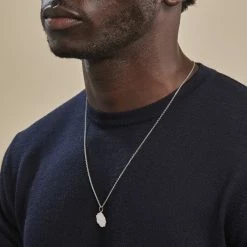 Histoire D'Or Pendentif Thea Argent Blanc -Colliers Fantaisie Soldes FAPMBW0816 model1