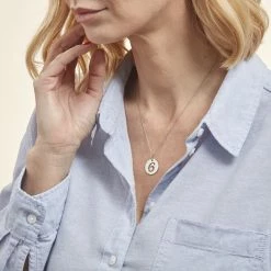 Histoire D'Or Pendentif Efiso Argent Blanc -Colliers Fantaisie Soldes FAPMBW0825 model0