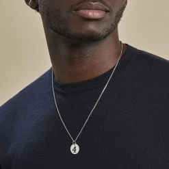 Histoire D'Or Pendentif Efiso Argent Blanc -Colliers Fantaisie Soldes FAPMBW0827 model1