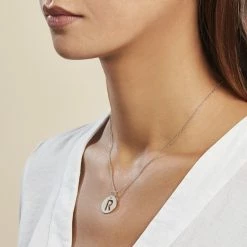 Histoire D'Or Pendentif Elio R Argent Blanc -Colliers Fantaisie Soldes FAPMBW0835 model0