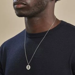 Histoire D'Or Pendentif Elio R Argent Blanc -Colliers Fantaisie Soldes FAPMBW0835 model1