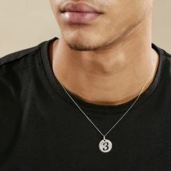 Histoire D'Or Pendentif Efiso Argent Blanc -Colliers Fantaisie Soldes FAPMBW0839 model1