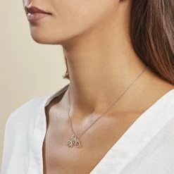 Histoire D'Or Pendentif Vince Argent Blanc 6 Histoire D'Or Pendentif Vince Argent Blanc -Colliers Fantaisie Soldes FAPMBW0844 model0