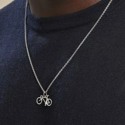 Histoire D'Or Pendentif Vince Argent Blanc 7 Histoire D'Or Pendentif Vince Argent Blanc -Colliers Fantaisie Soldes FAPMBW0844 model1