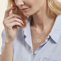 Histoire D'Or Pendentif Elio O Argent Blanc 6 Histoire D'Or Pendentif Elio O Argent Blanc -Colliers Fantaisie Soldes FAPMBW0846 model0