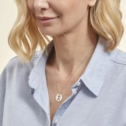 Histoire D'Or Pendentif Elio X Argent Blanc -Colliers Fantaisie Soldes FAPMBW0851 model0