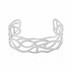 Histoire D'Or Bracelet Jonc Aelis Acier Blanc